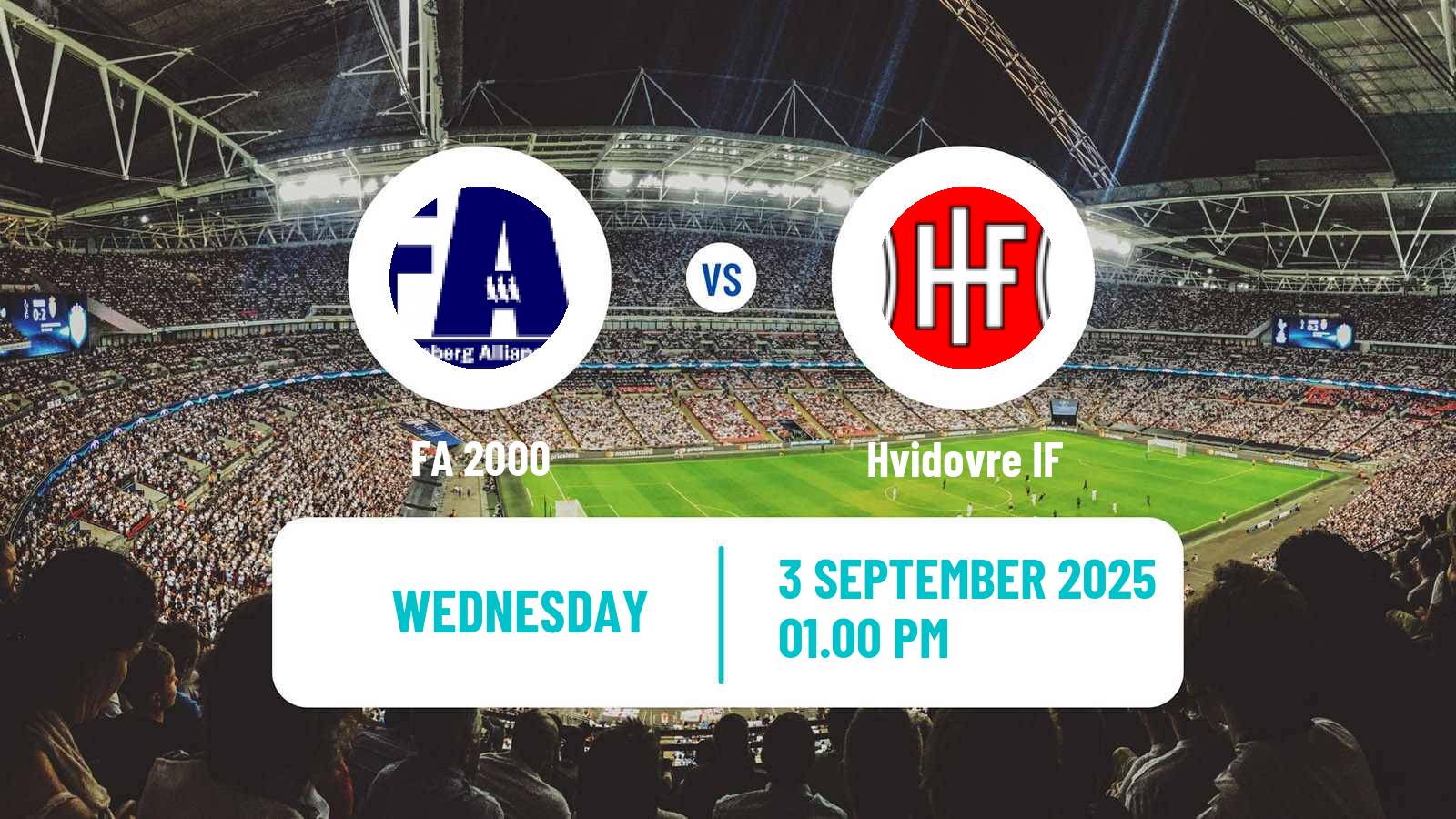 Soccer Danish Landspokal Cup FA 2000 - Hvidovre