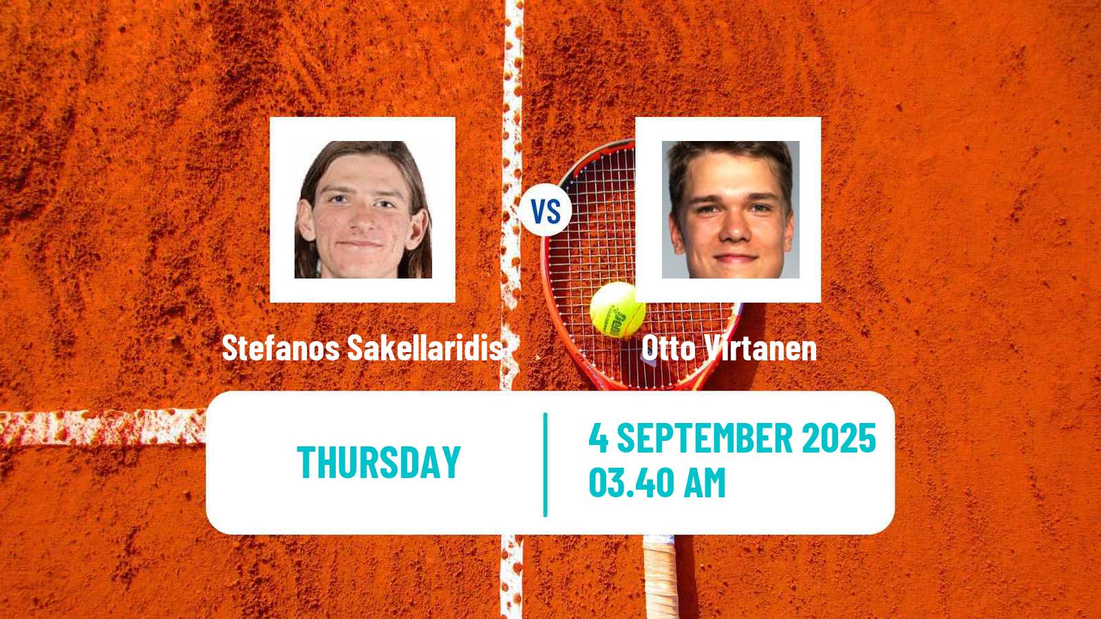 Tennis Istanbul Challenger Men Stefanos Sakellaridis - Otto Virtanen