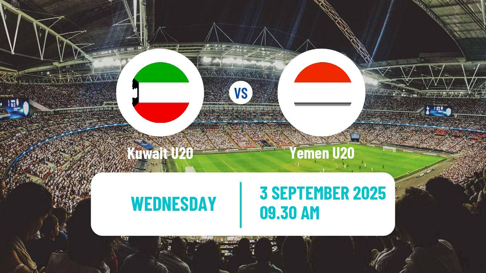 Soccer Friendly Kuwait U20 - Yemen U20