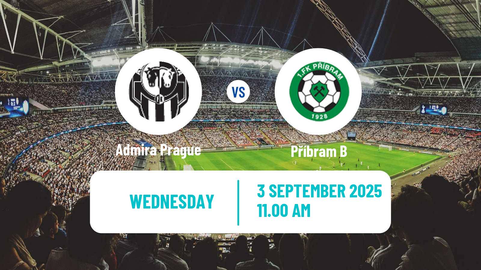 Soccer Czech CFL Group A Admira Prague - Příbram B