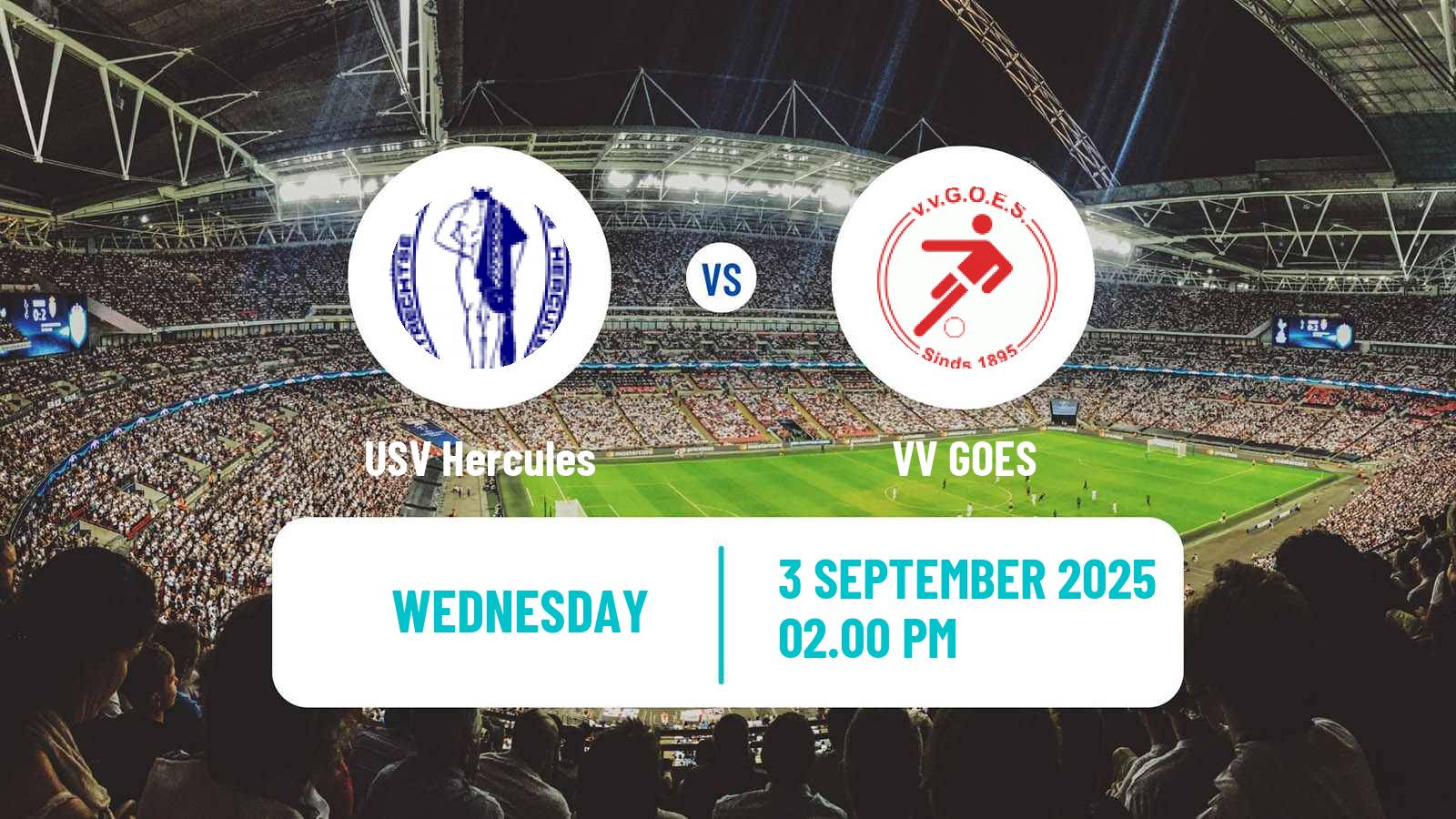 Soccer Dutch KNVB Beker USV Hercules - GOES