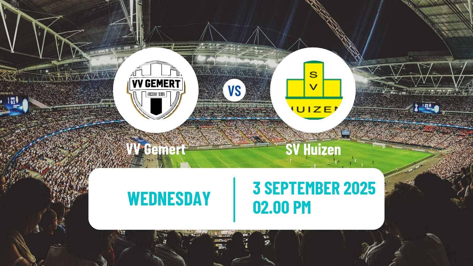 Soccer Dutch KNVB Beker Gemert - Huizen
