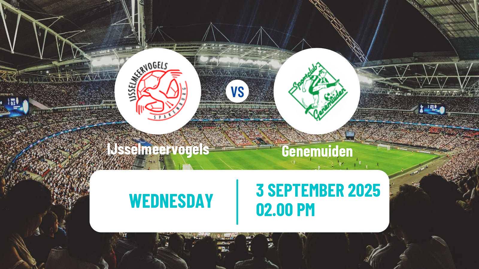 Soccer Dutch KNVB Beker IJsselmeervogels - Genemuiden