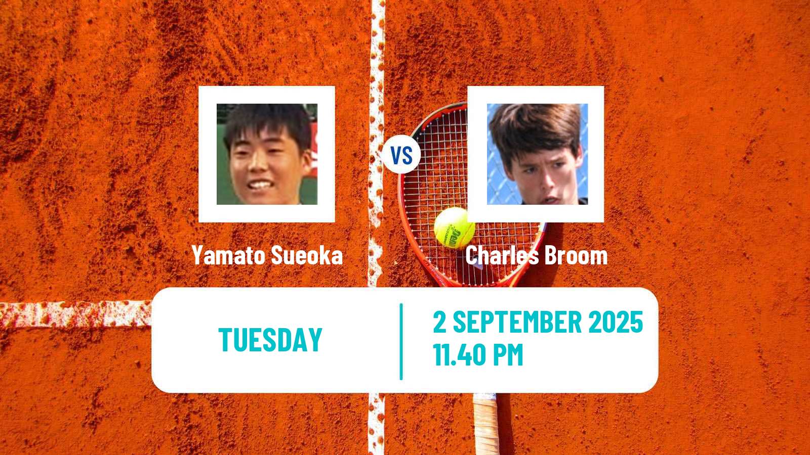 Tennis ITF M25 Sapporo Men Yamato Sueoka - Charles Broom