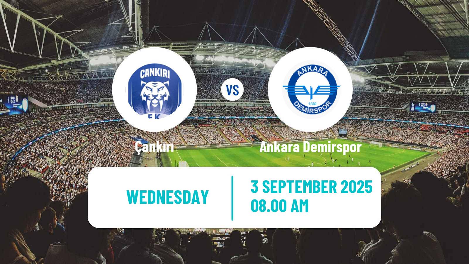 Soccer Turkish Cup Çankırı - Ankara Demirspor
