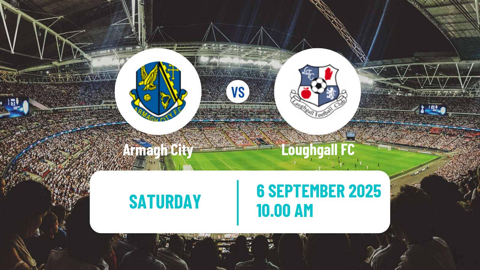Soccer Northern Irish Championship Armagh City - Loughgall
