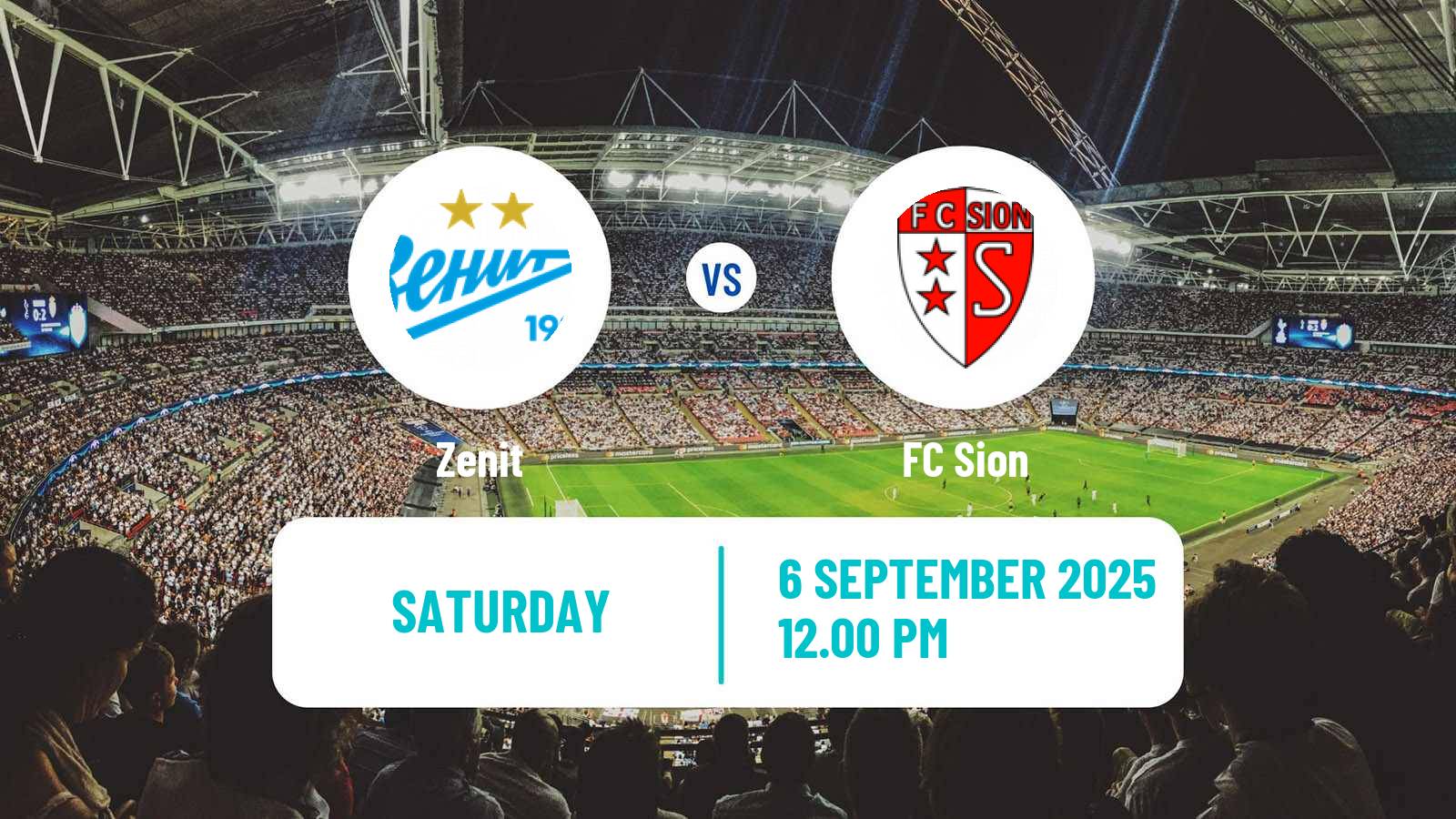 Soccer Club Friendly Zenit - Sion