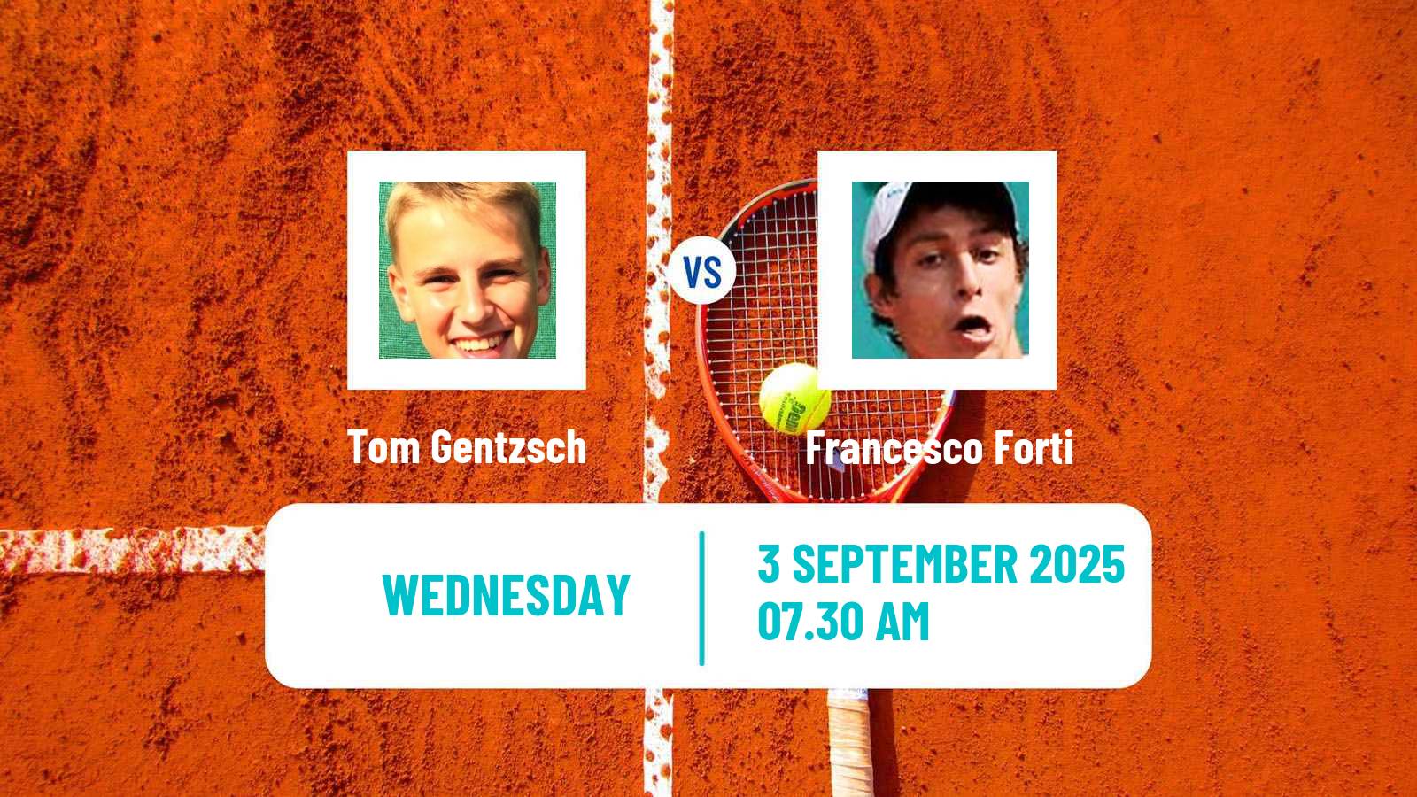 Tennis Genova Challenger Men Tom Gentzsch - Francesco Forti