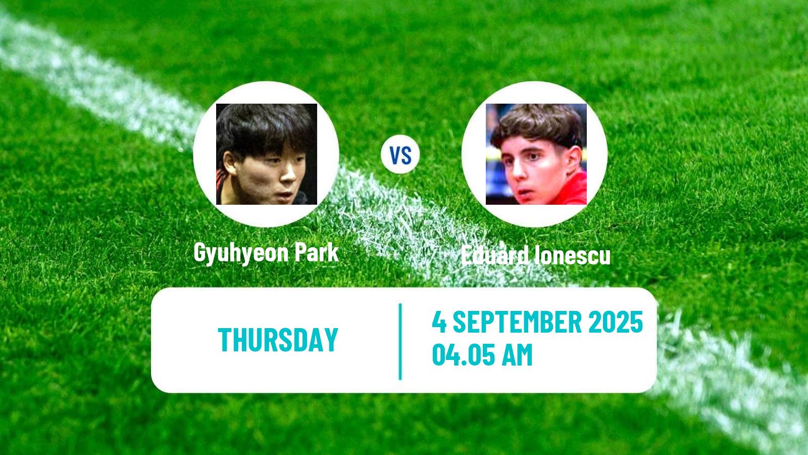 Table tennis Wtt Contender Almaty Men Gyuhyeon Park - Eduard Ionescu