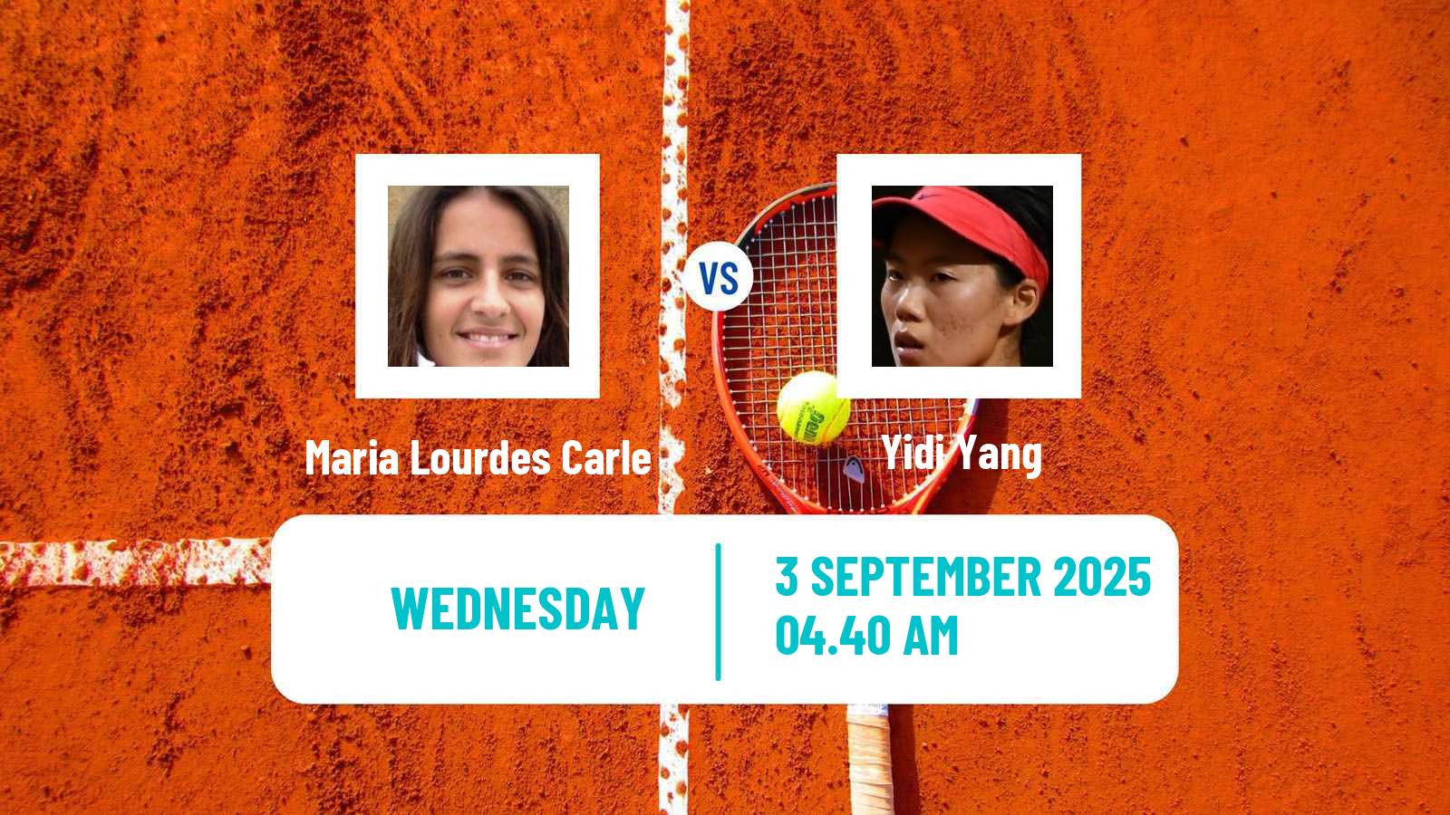 Tennis Changsha Challenger Women Maria Lourdes Carle - Yidi Yang
