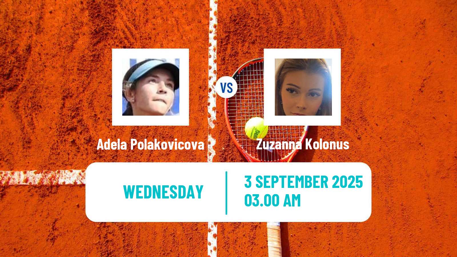 Tennis ITF W15 Kursumlijska Banja 14 Women Adela Polakovicova - Zuzanna Kolonus