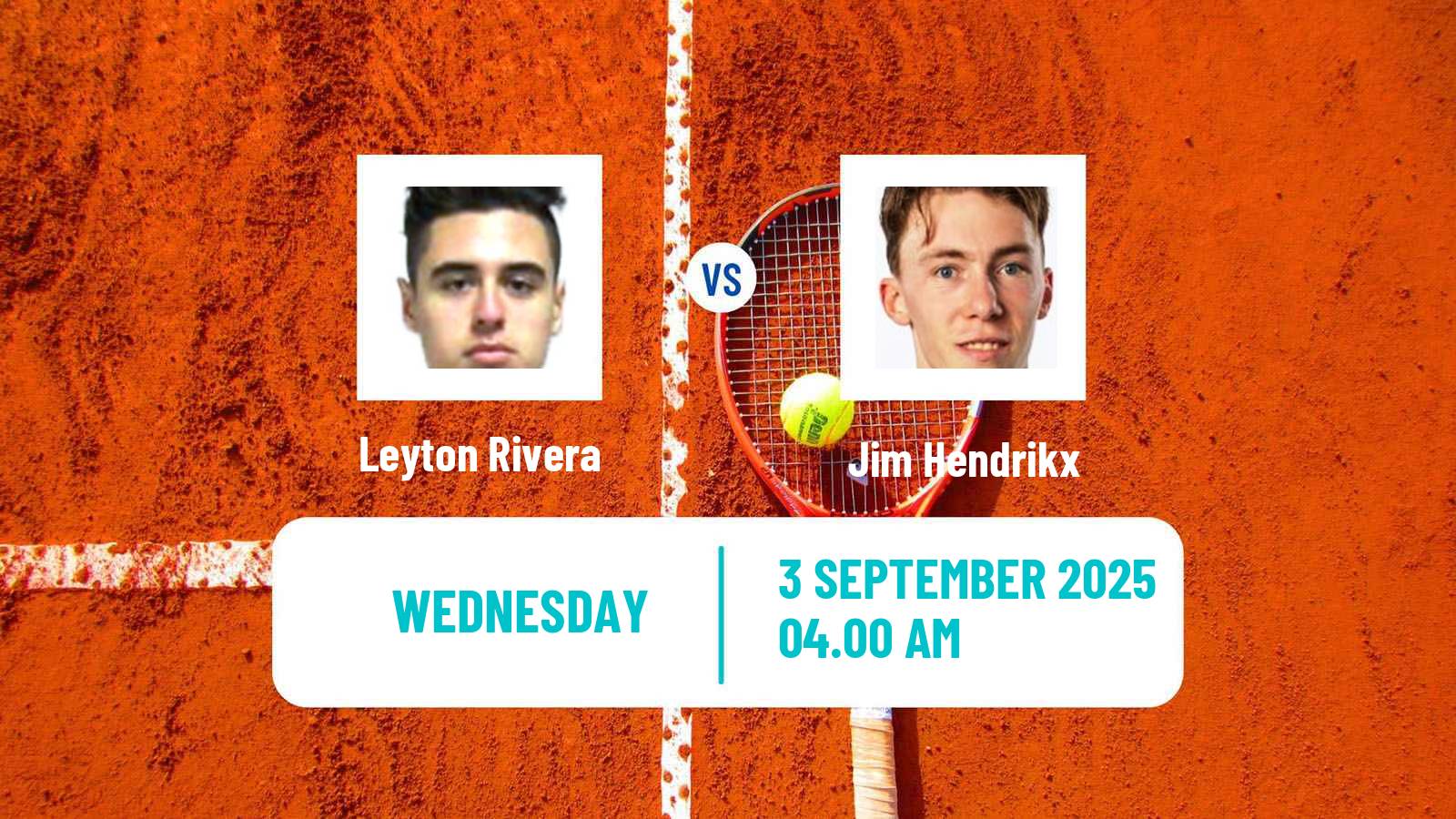Tennis ITF M15 Haren Men Leyton Rivera - Jim Hendrikx