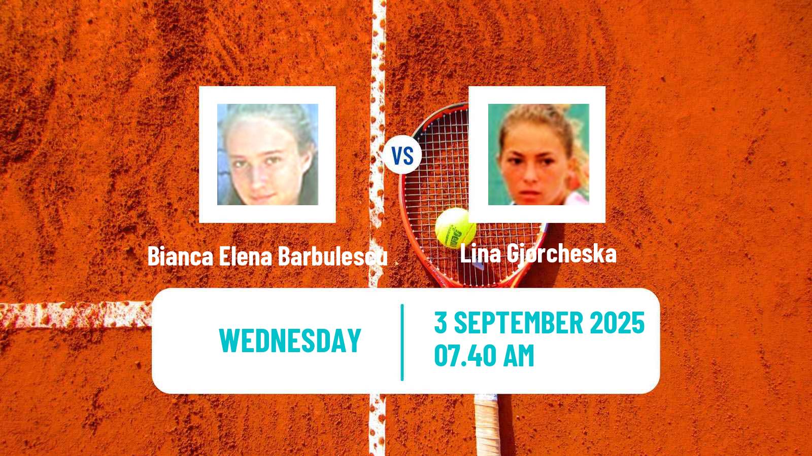 Tennis ITF W50 Slobozia Women Bianca Elena Barbulescu - Lina Gjorcheska