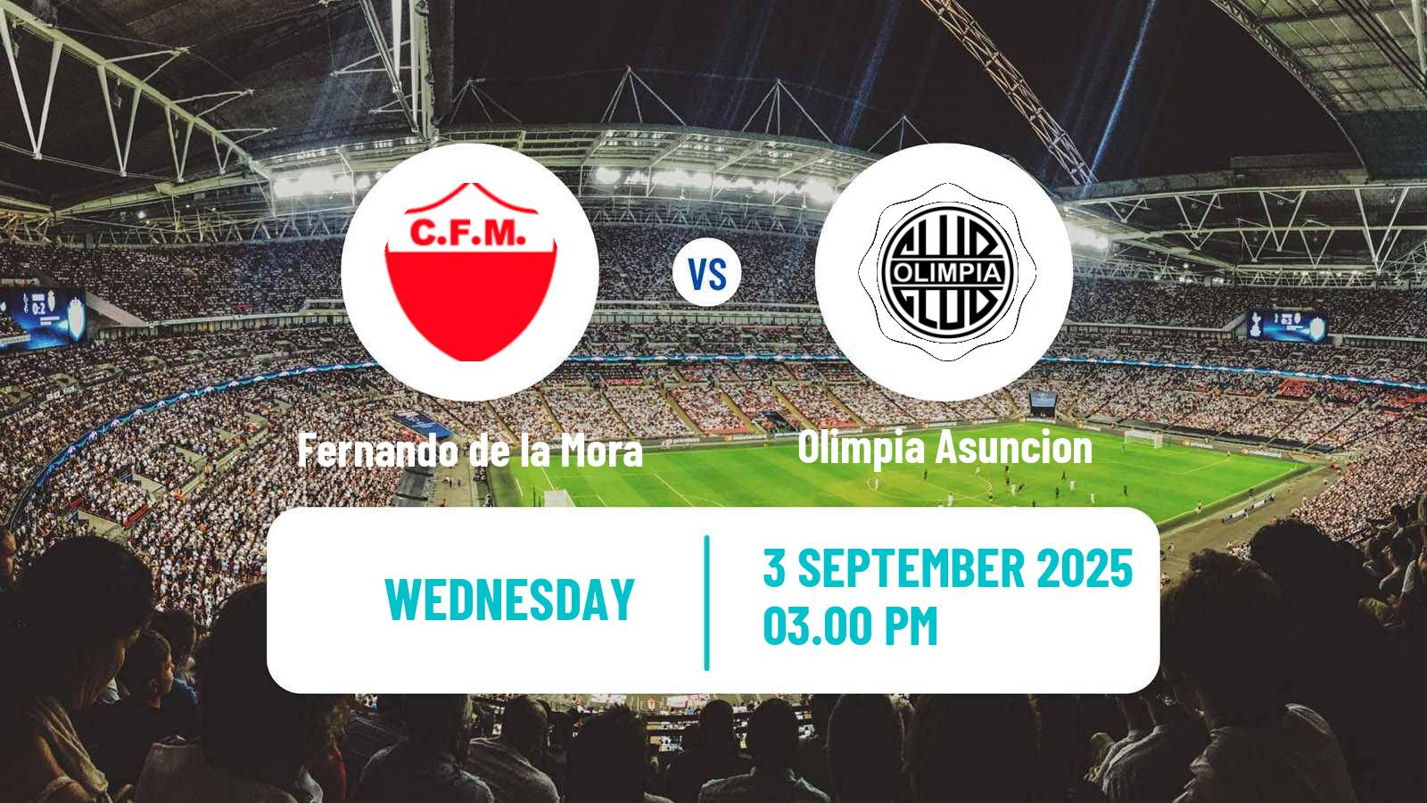 Soccer Copa Paraguay Fernando de la Mora - Olimpia Asuncion