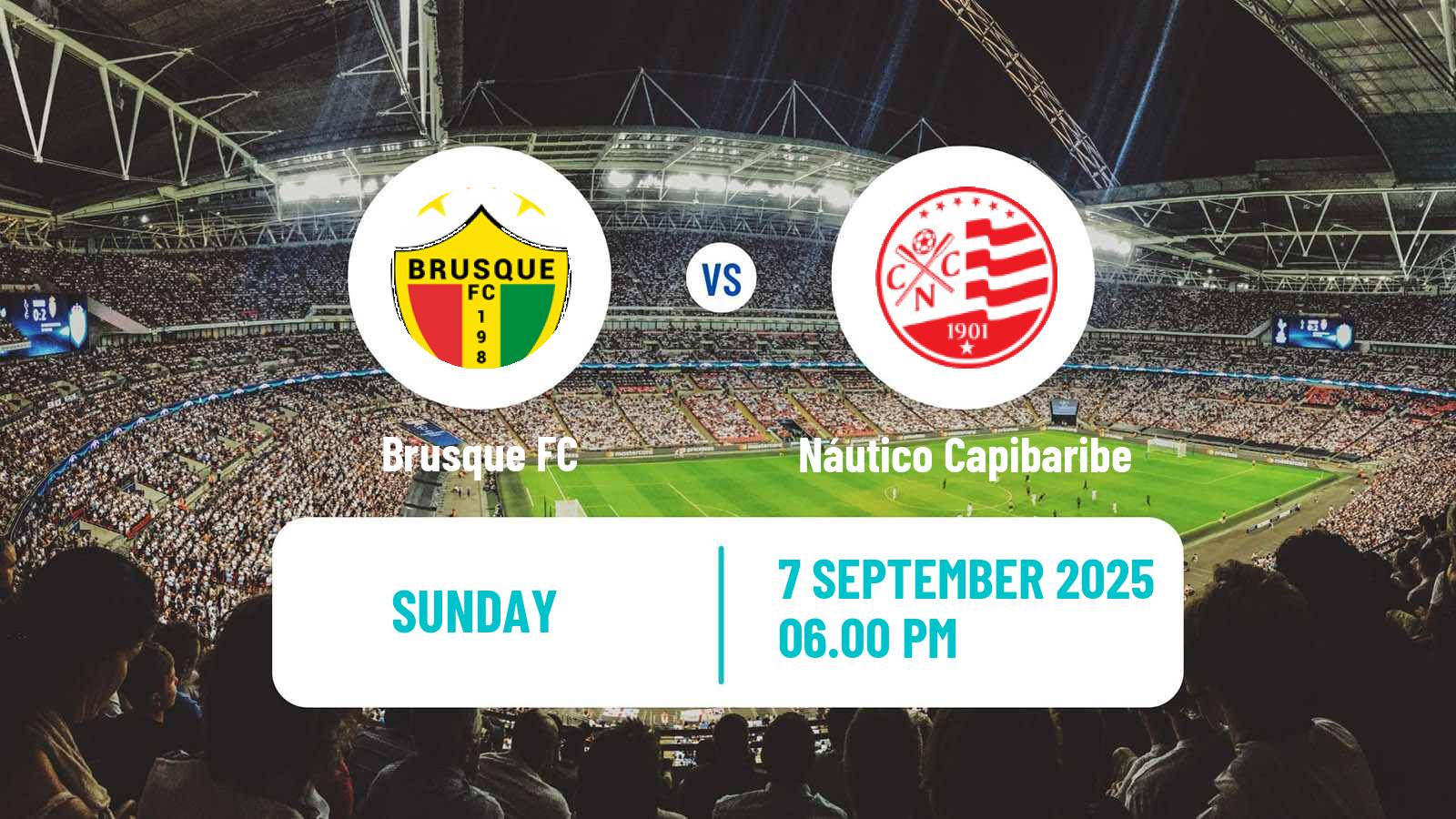 Soccer Brazilian Serie C Brusque - Náutico Capibaribe