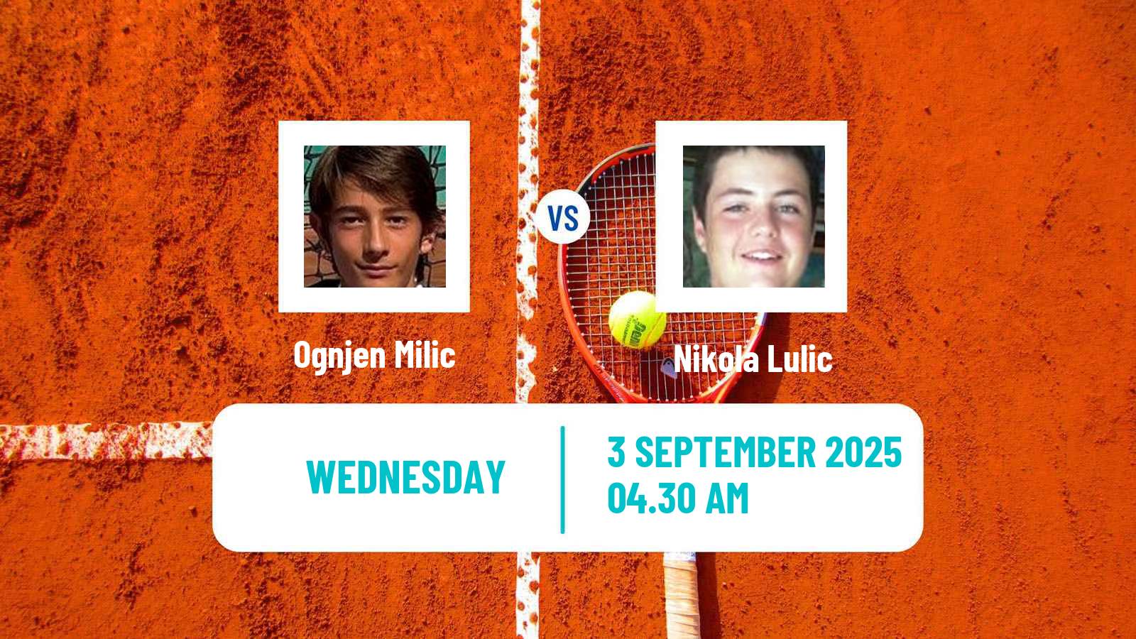 Tennis ITF M15 Kursumlijska Banja 15 Men Ognjen Milic - Nikola Lulic