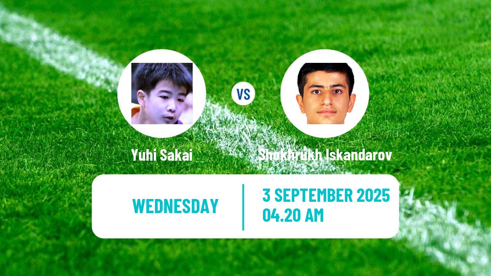 Table tennis Wtt Contender Almaty Men Yuhi Sakai - Shokhrukh Iskandarov