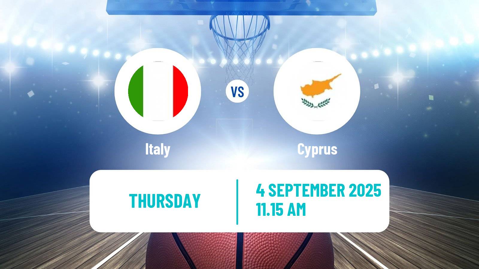 Basketball EuroBasket Italy - Cyprus