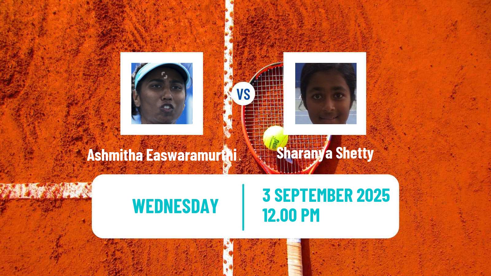 Tennis ITF W15 Hurghada Women Ashmitha Easwaramurthi - Sharanya Shetty