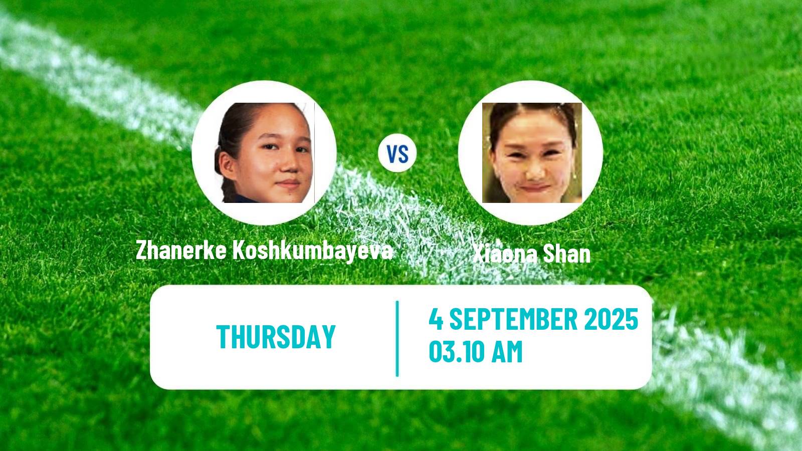 Table tennis Wtt Contender Almaty Women Zhanerke Koshkumbayeva - Xiaona Shan