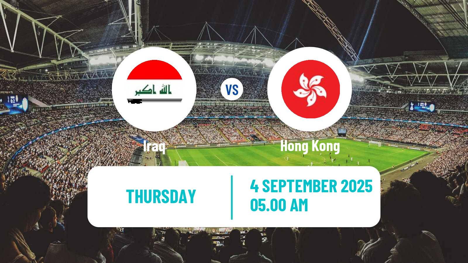 Soccer Kings Cup Thailand Iraq - Hong Kong