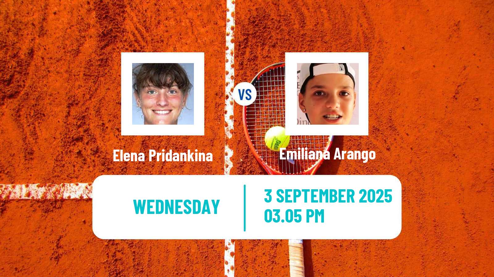 Tennis Guadalajara Challenger Women Elena Pridankina - Emiliana Arango