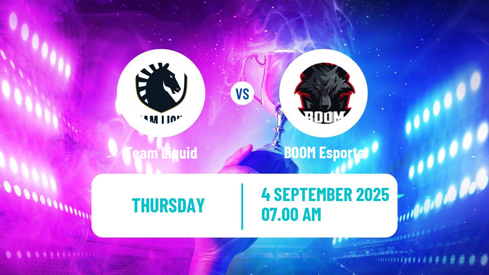 Esports Dota 2 The International Team Liquid - BOOM Esports