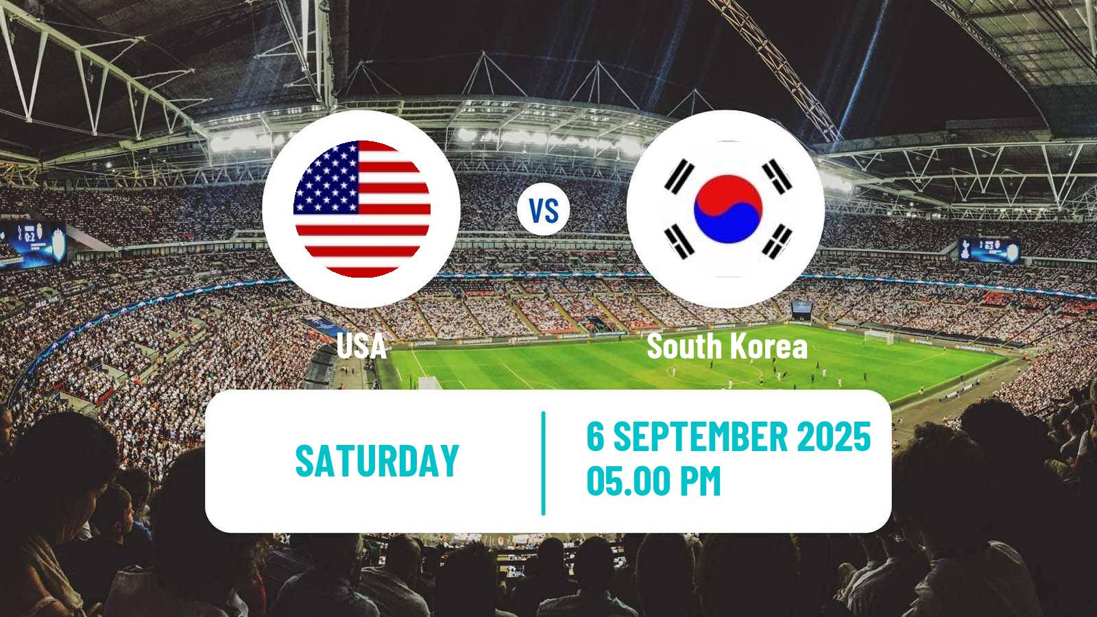 Soccer Friendly USA - South Korea