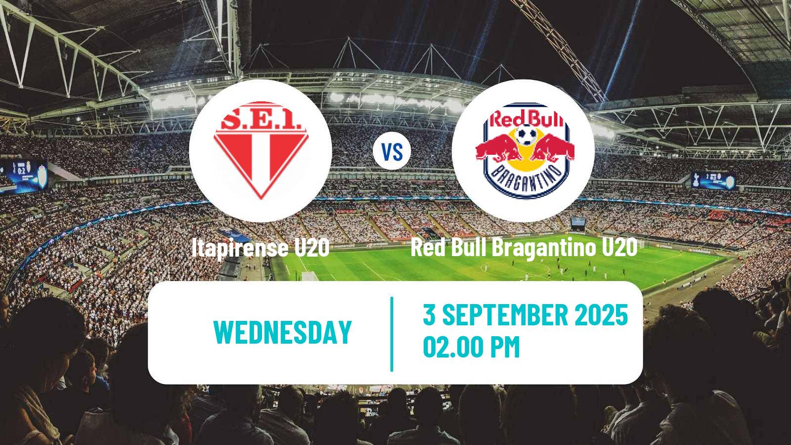Soccer Brazilian Paulista U20 Itapirense U20 - Red Bull Bragantino U20