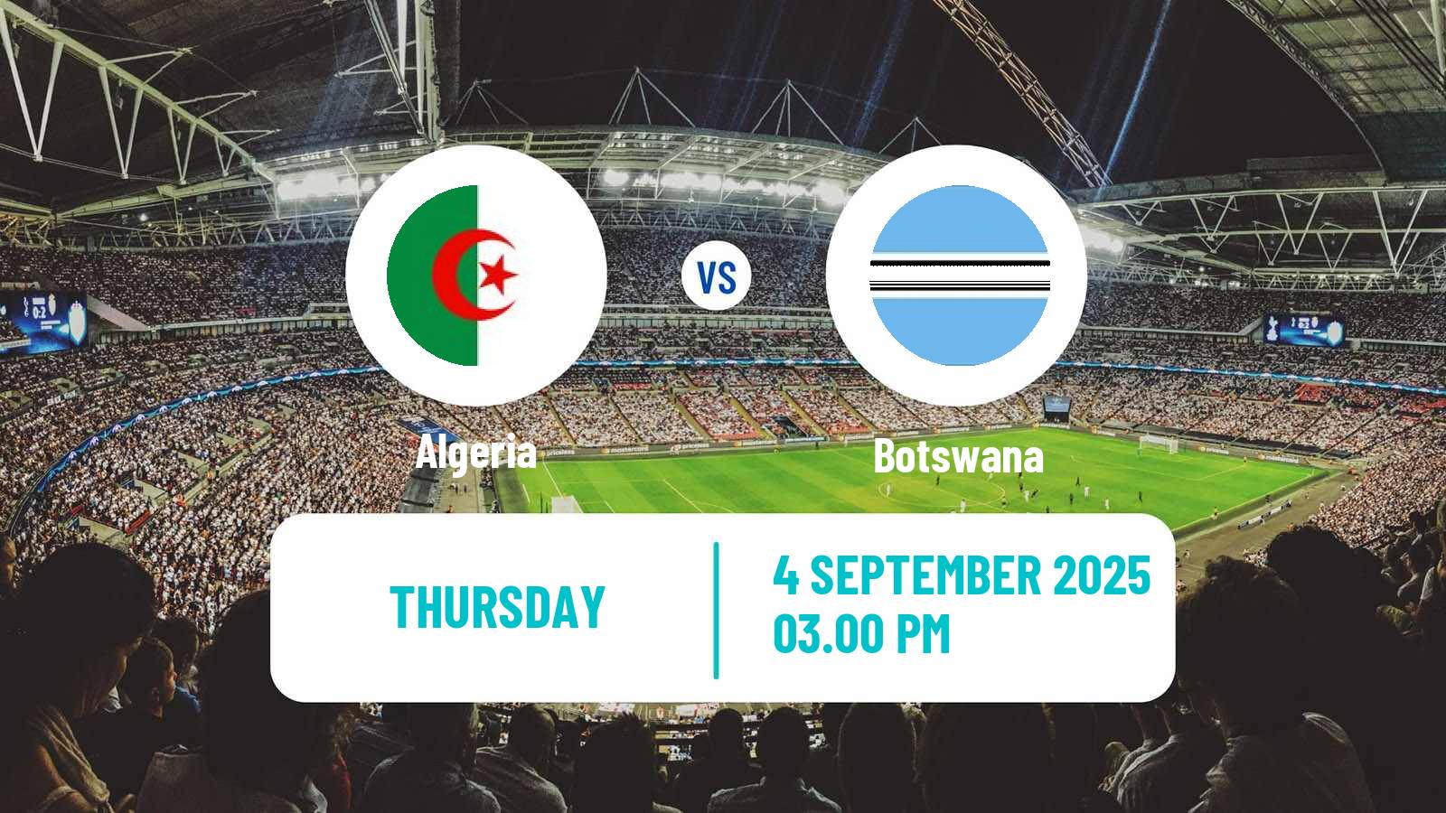 Soccer FIFA World Cup Algeria - Botswana