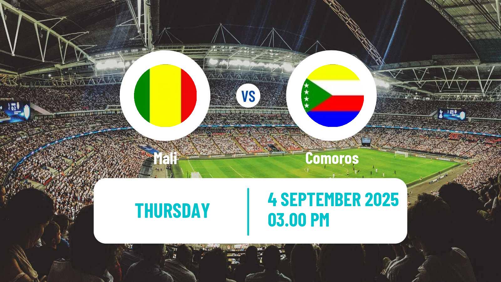 Soccer FIFA World Cup Mali - Comoros
