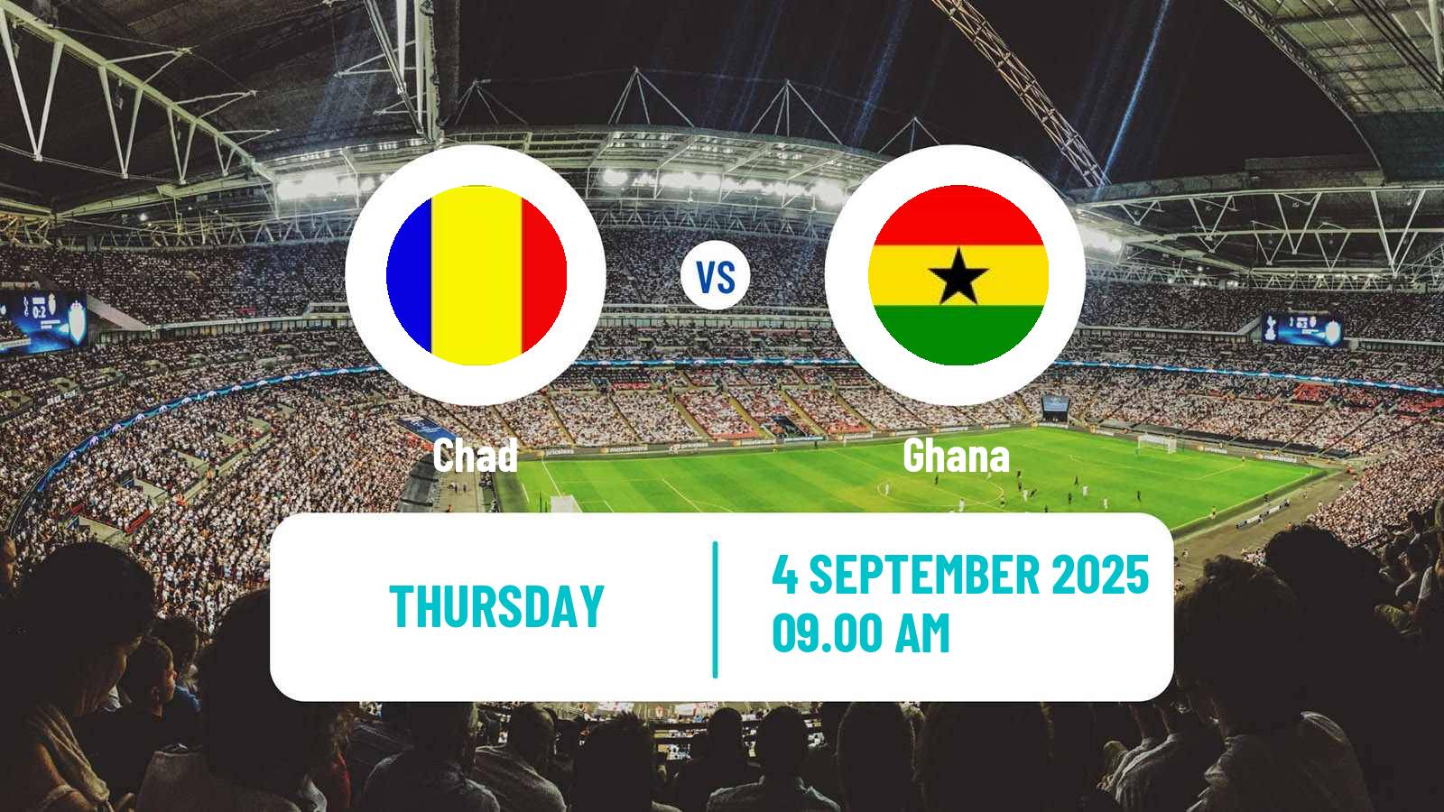 Soccer FIFA World Cup Chad - Ghana