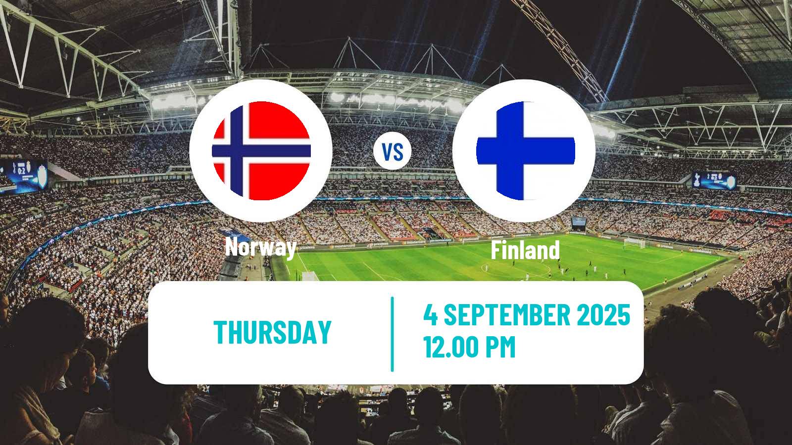 Soccer Friendly Norway - Finland