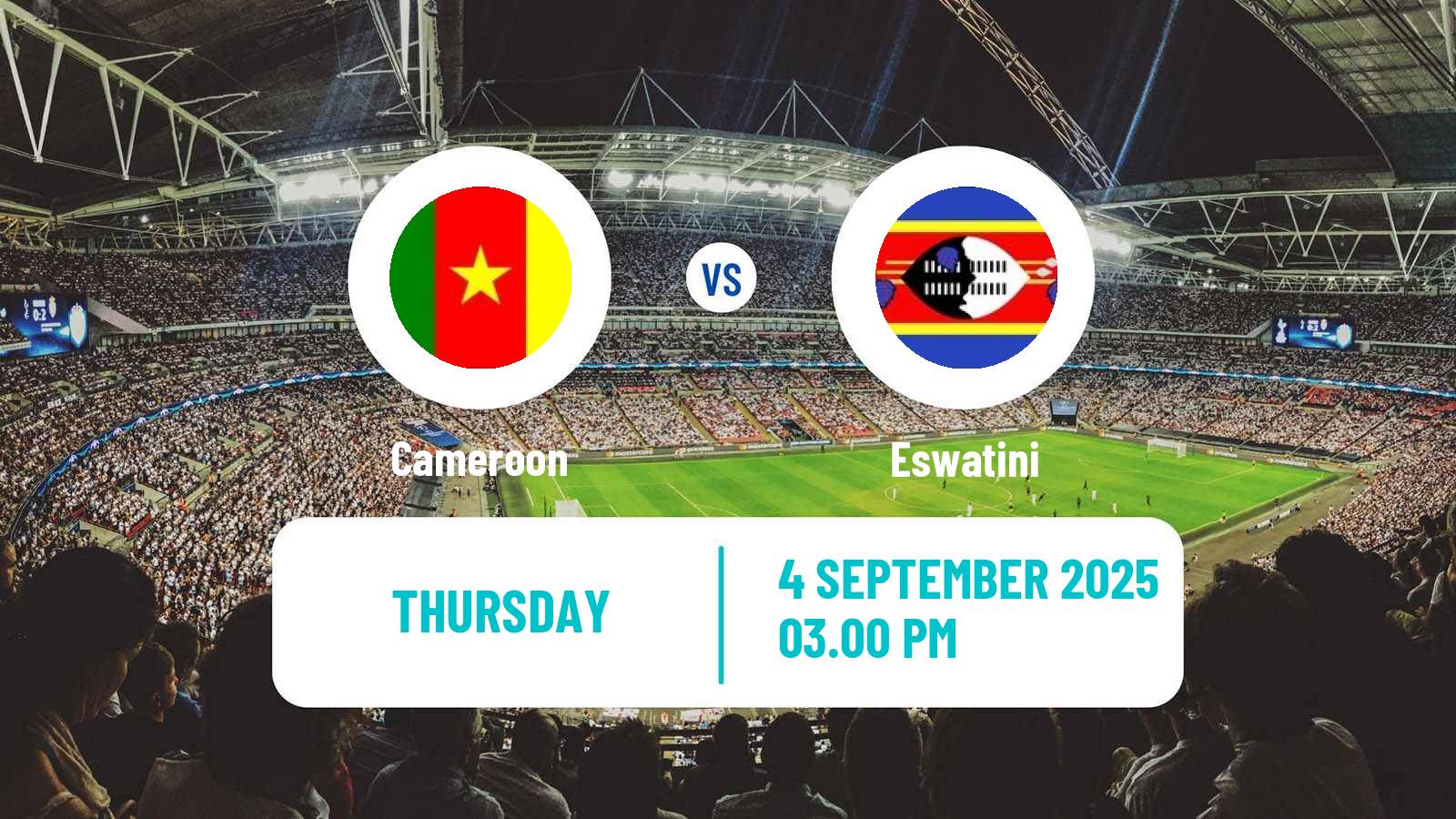 Soccer FIFA World Cup Cameroon - Eswatini