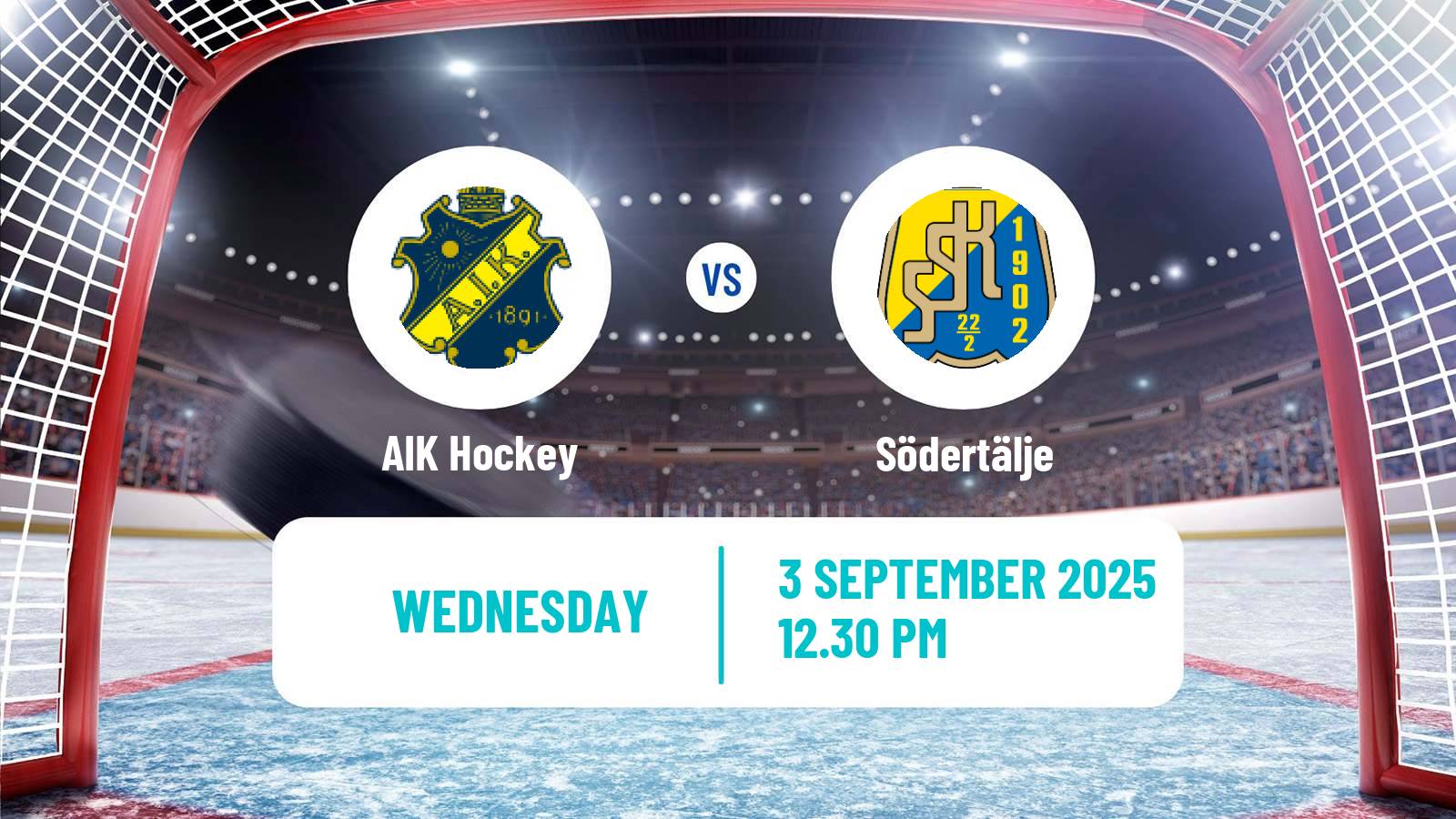 Hockey Club Friendly Ice Hockey AIK - Södertälje