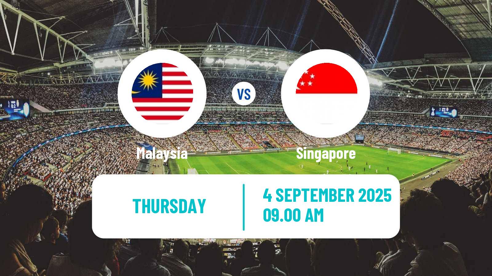 Soccer Friendly Malaysia - Singapore