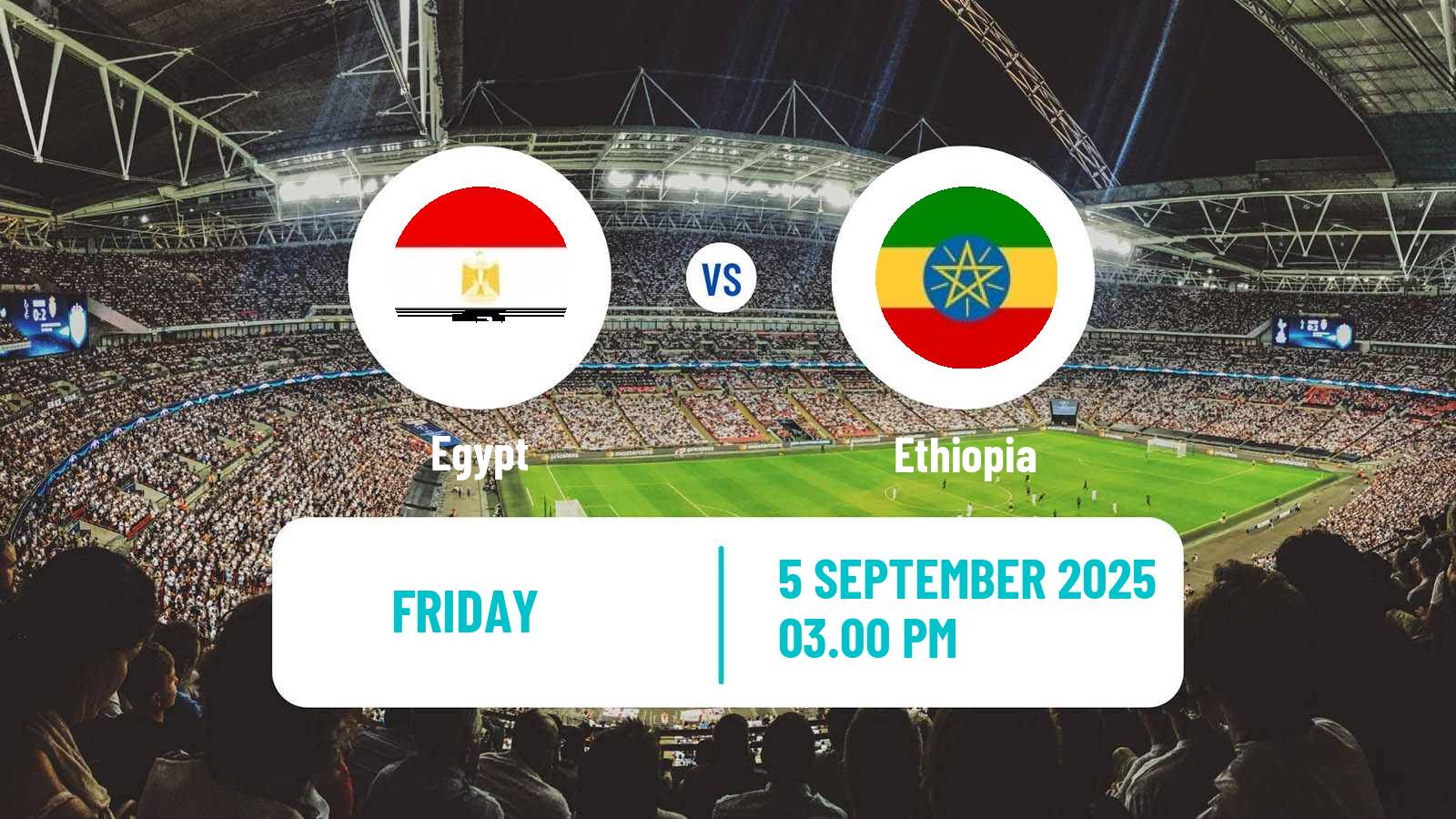 Soccer FIFA World Cup Egypt - Ethiopia