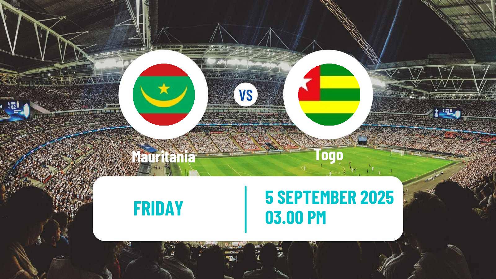 Soccer FIFA World Cup Mauritania - Togo