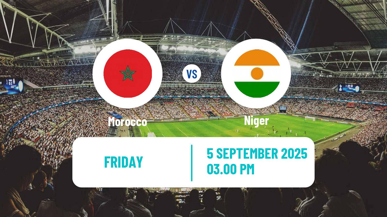 Soccer FIFA World Cup Morocco - Niger