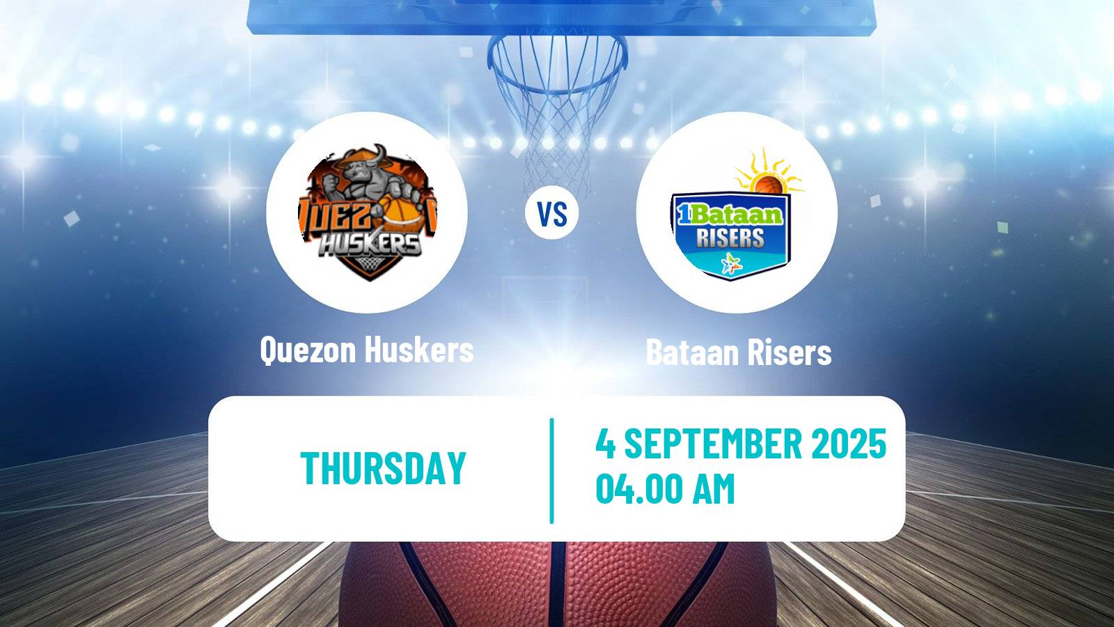 Basketball Philippines MBPL  Quezon Huskers - Bataan Risers
