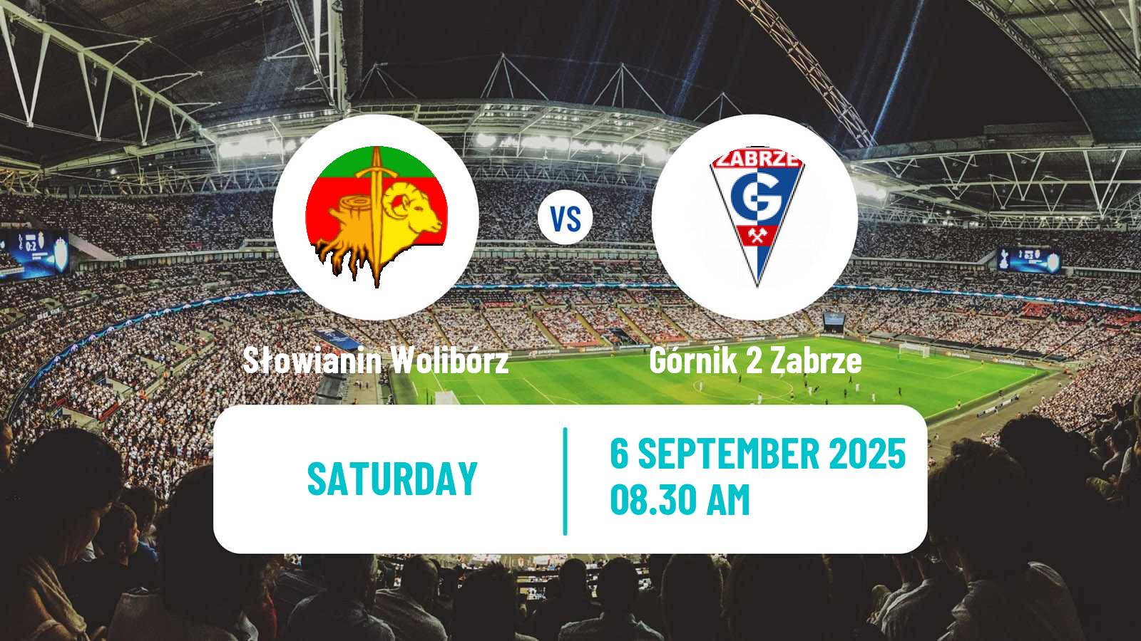 Soccer Polish Division 3 - Group III Słowianin Wolibórz - Górnik 2 Zabrze