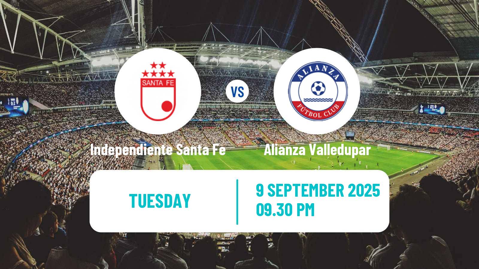Soccer Colombian Copa Independiente Santa Fe - Alianza Valledupar