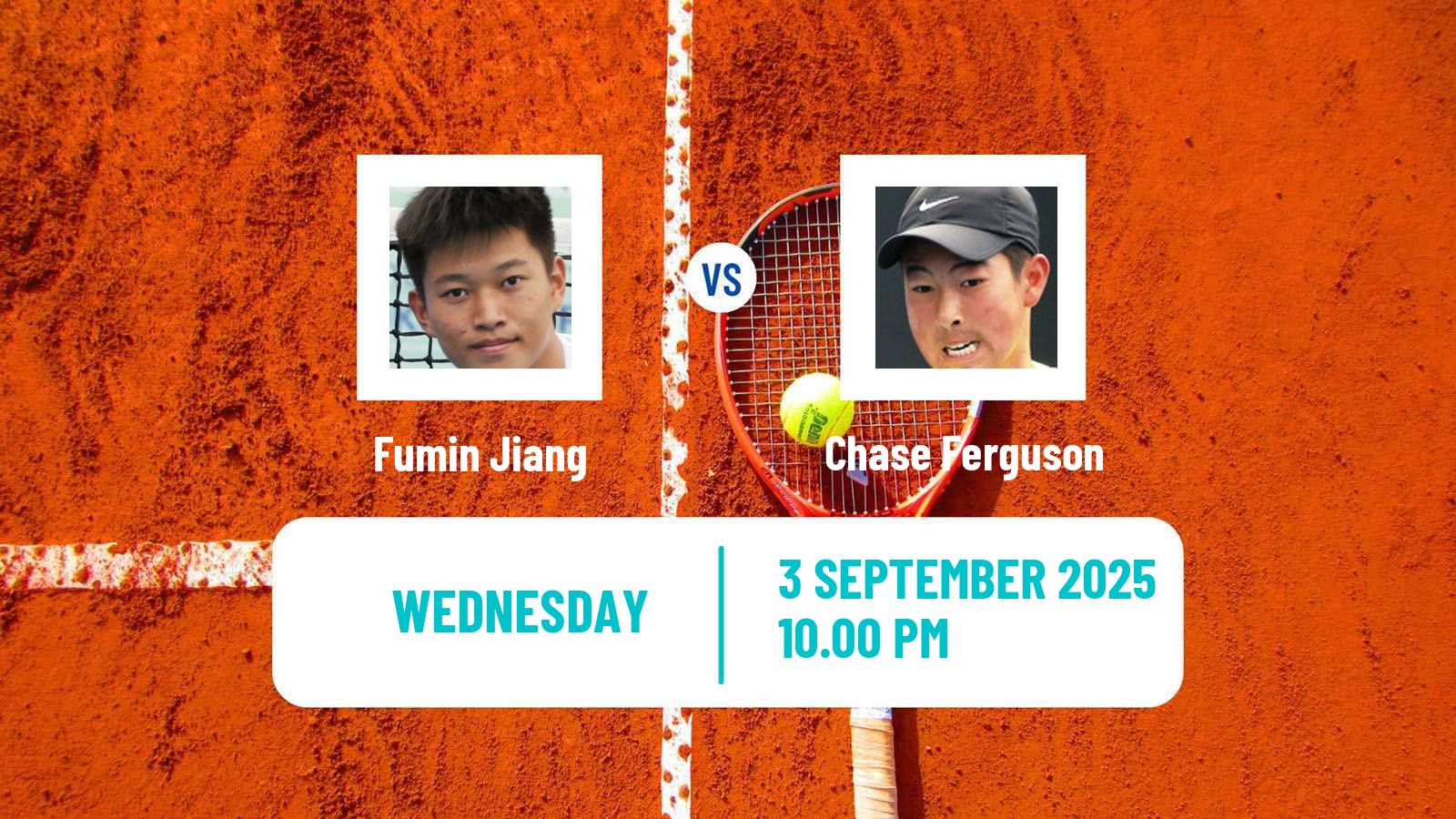 Tennis ITF M15 Maanshan 8 Men Fumin Jiang - Chase Ferguson