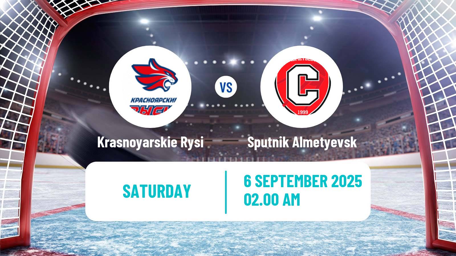 Hockey MHL Krasnoyarskie Rysi - Sputnik Almetyevsk