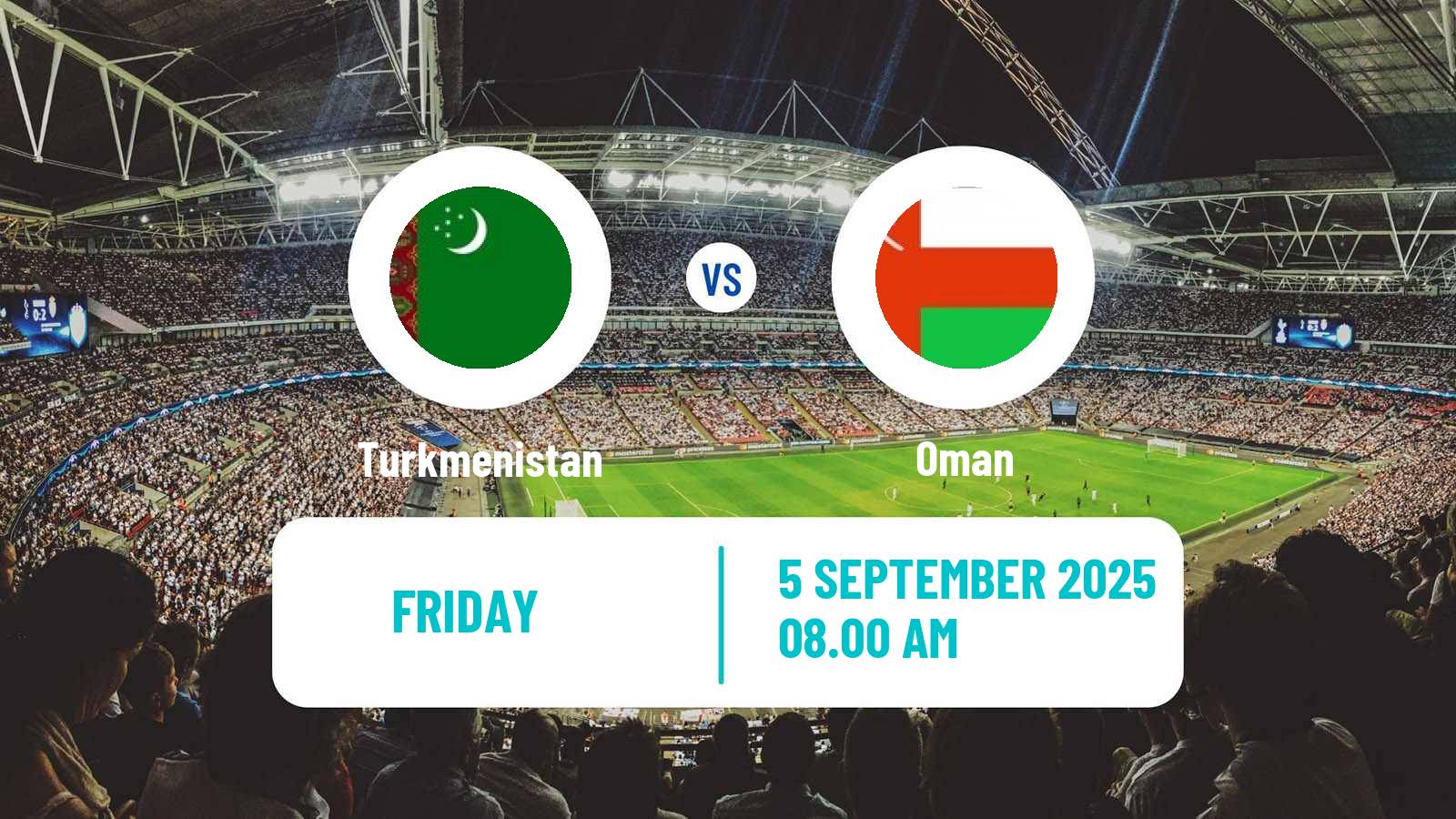 Soccer CAFA Nations Cup Turkmenistan - Oman