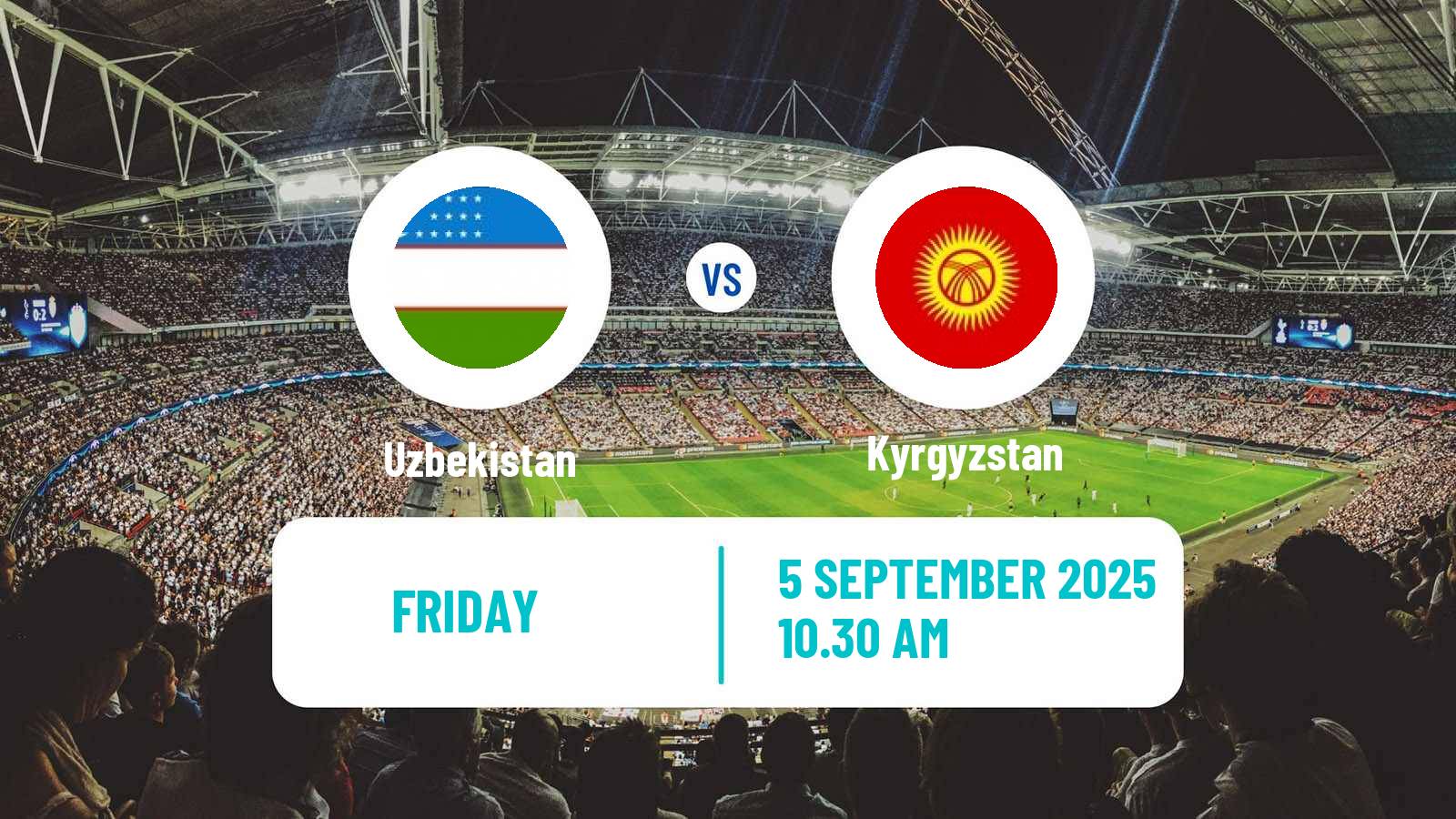 Soccer CAFA Nations Cup Uzbekistan - Kyrgyzstan