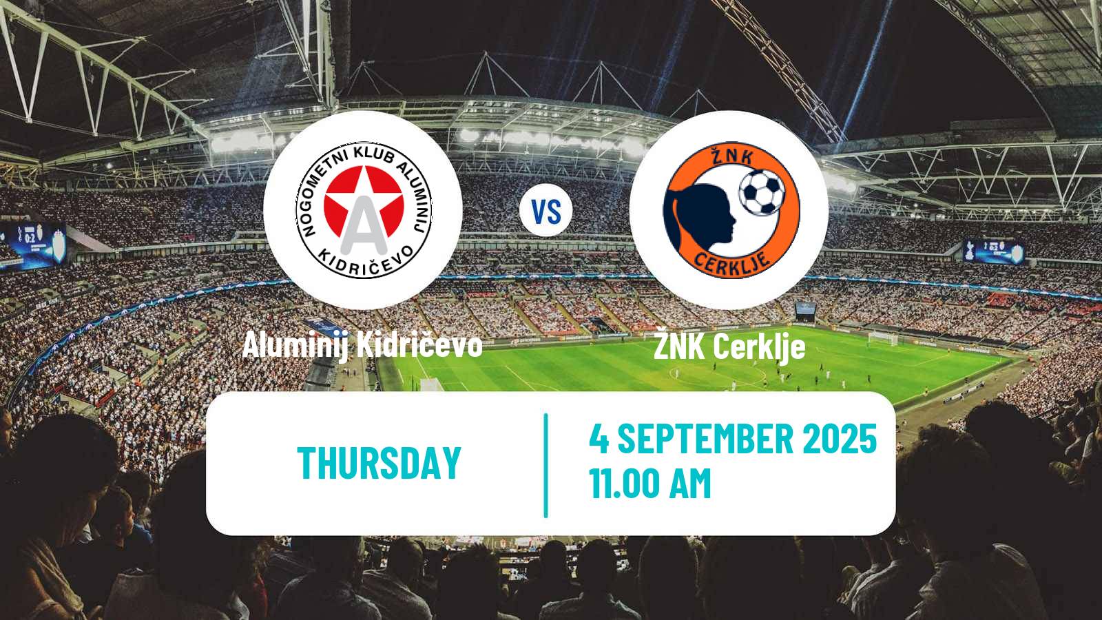 Soccer Slovenian 1 SZNL Women Aluminij Kidričevo - Cerklje
