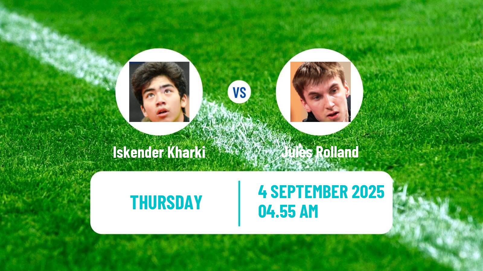 Table tennis Wtt Contender Almaty Men Iskender Kharki - Jules Rolland