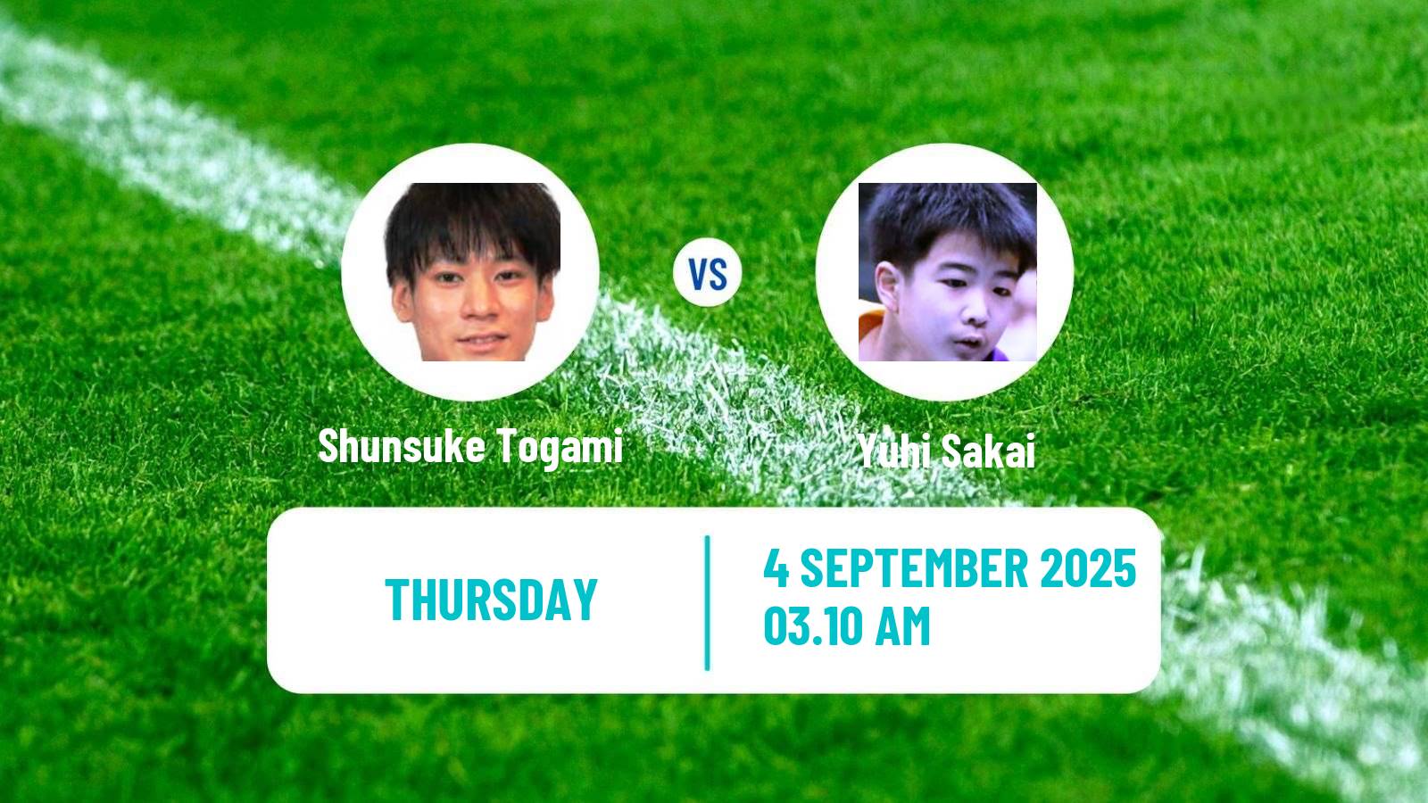 Table tennis Wtt Contender Almaty Men Shunsuke Togami - Yuhi Sakai