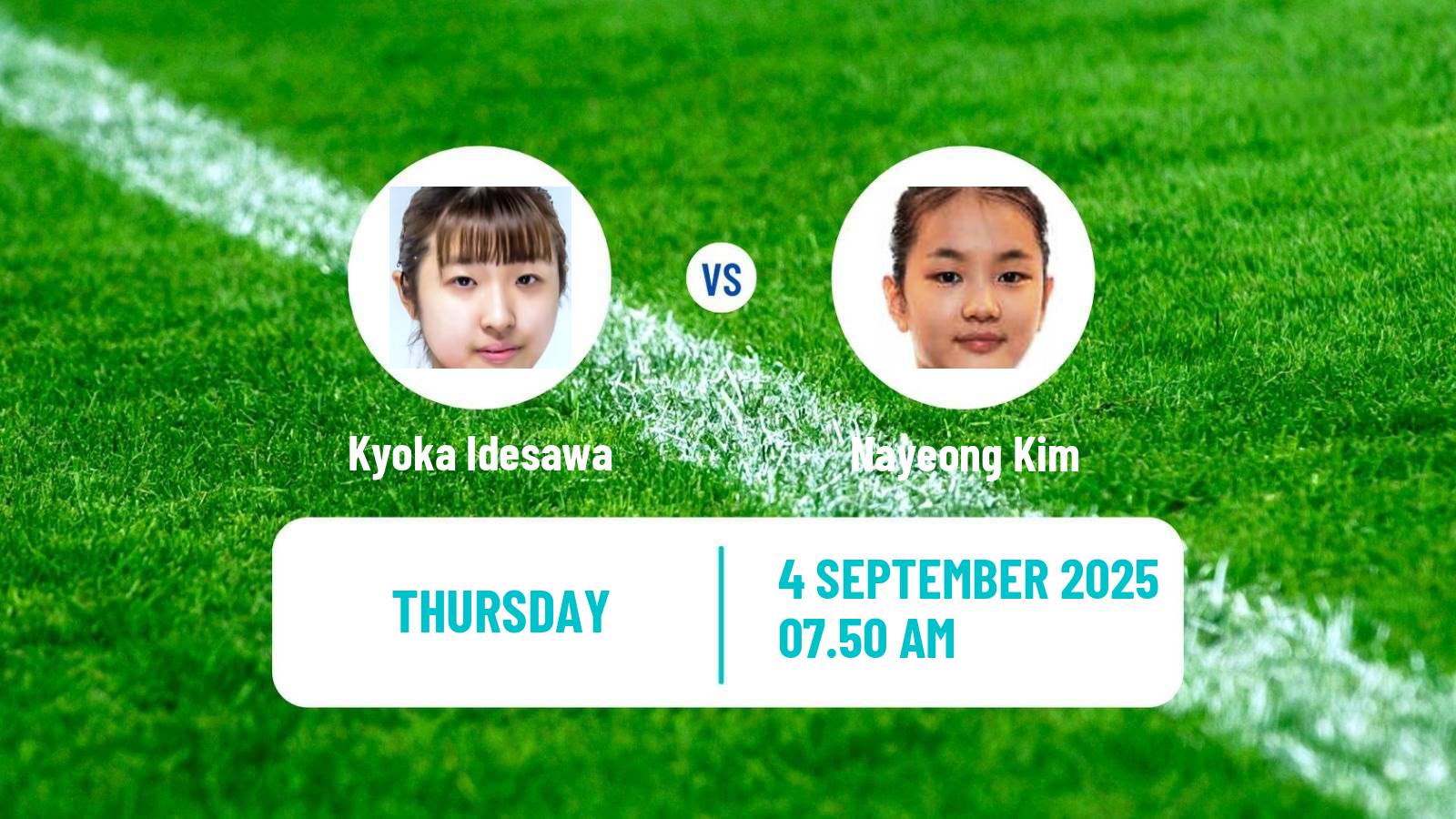Table tennis Wtt Contender Almaty Women Kyoka Idesawa - Nayeong Kim